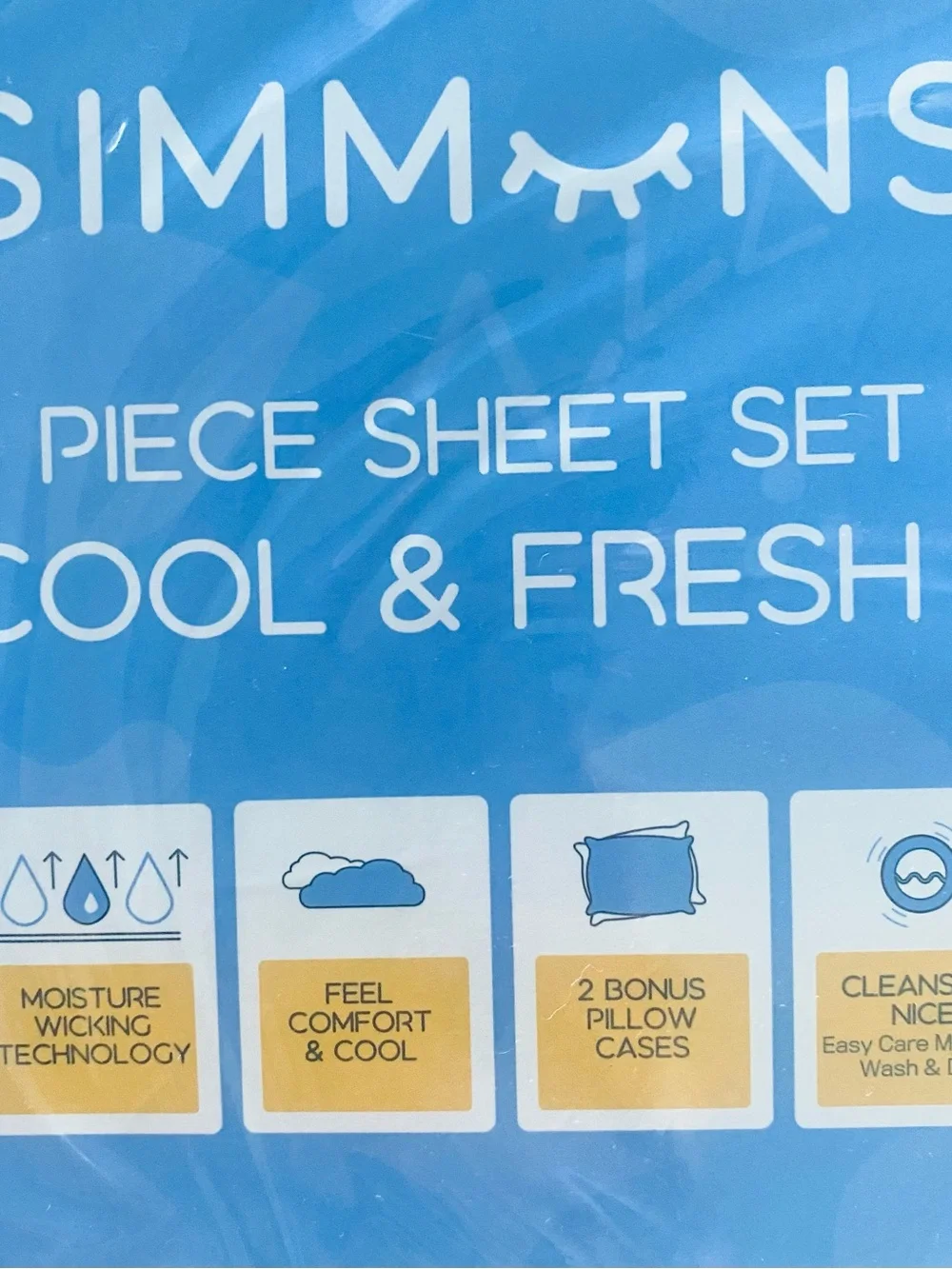 NIP👍🏽SIMMUNS Gray King Top Sheet